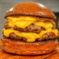 Duplo cheddar - hambúrguer